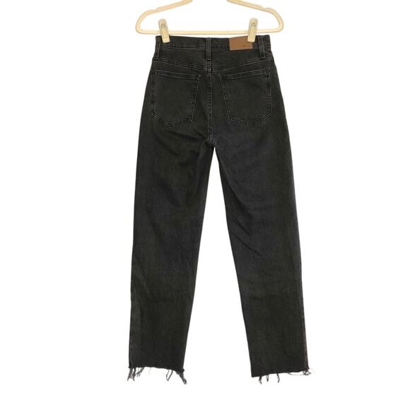 MADEWELL The Perfect Vintage Straight Jean Women 24 Black Gorpcore Travel Retro - Picture 6 of 13